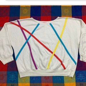 80s abstract vintage sweat top